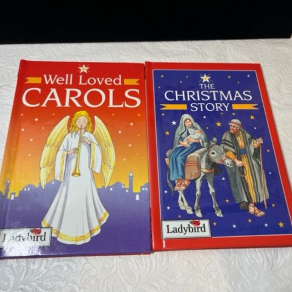 TWO BOOKS: Well Loved Carols/The Christmas Story By Ladybird Learning Books - Picture 1 of 9